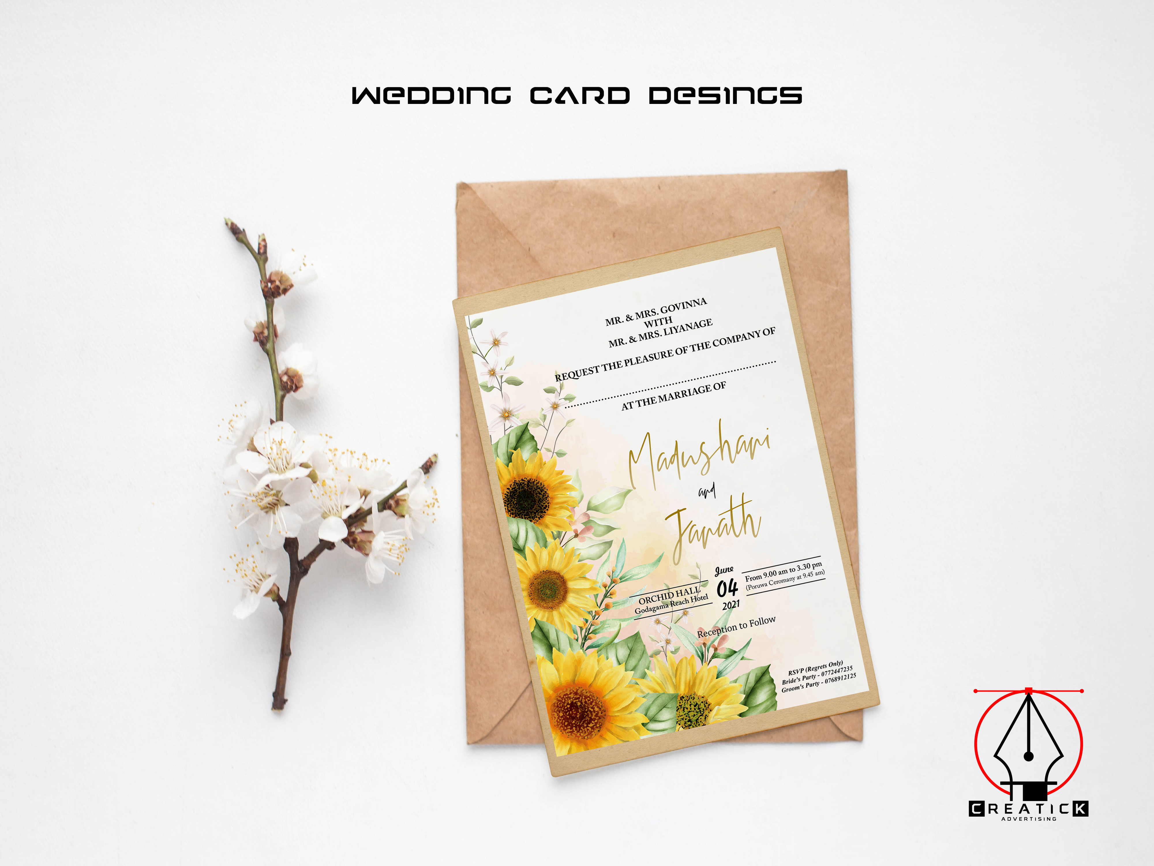 Premium Wedding Invitation Card 